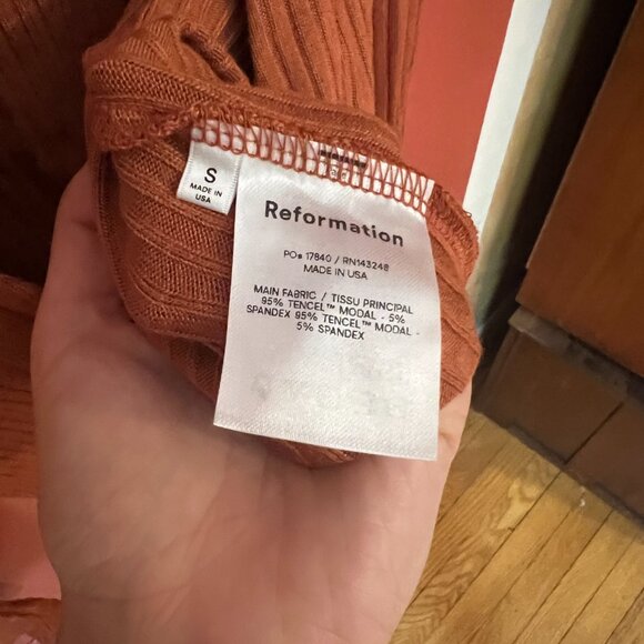 Reformation Gellar knit top Size S - Picture 6 of 9